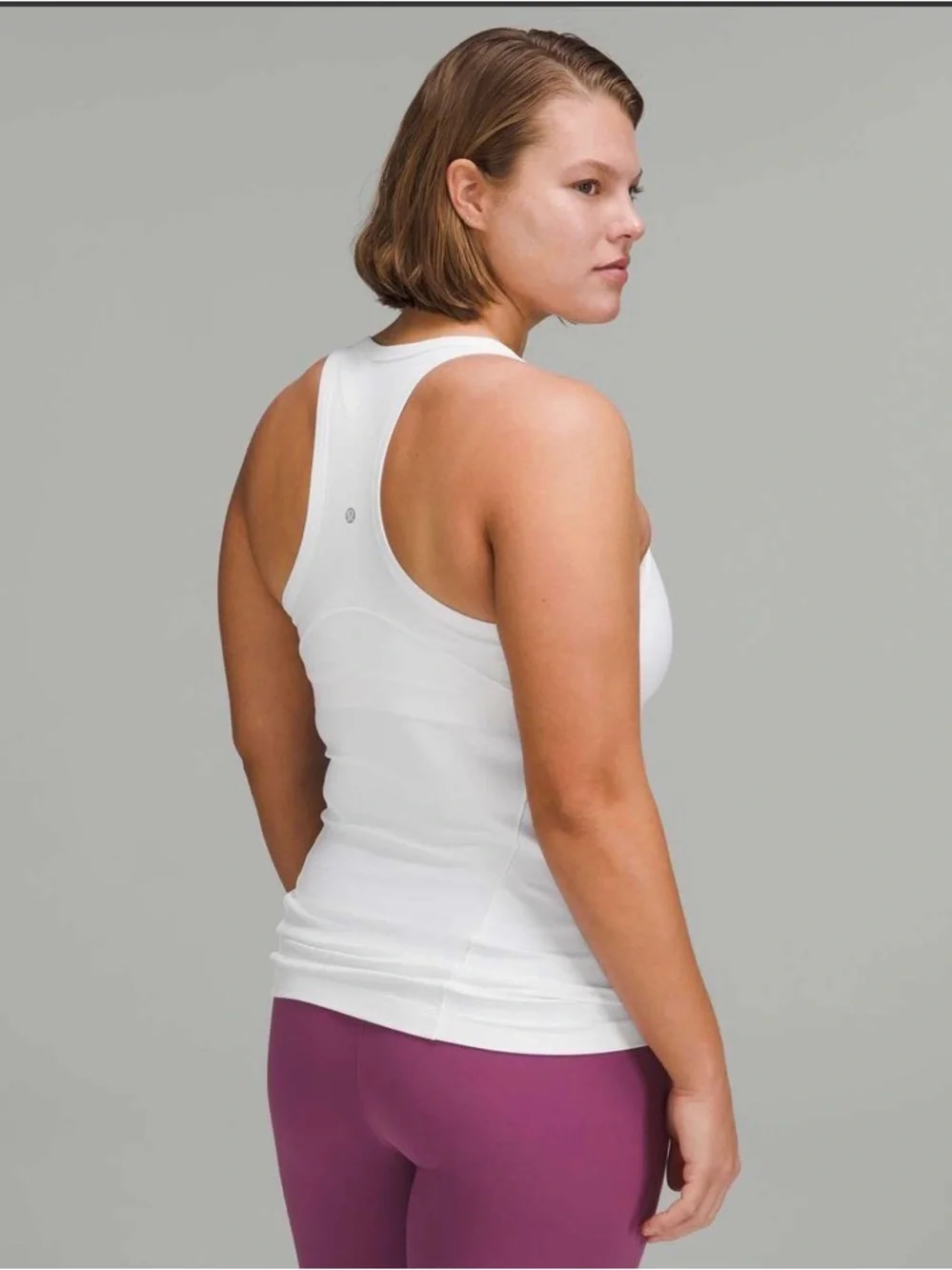 Lululemon Align Hip-Length Racerback Tank Top - White